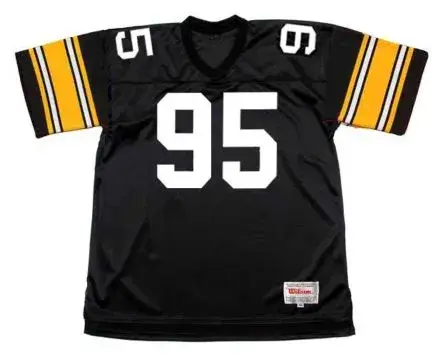 GREG LLOYD Pittsburgh Steelers 1989 Throwback Home NFL Football Jersey