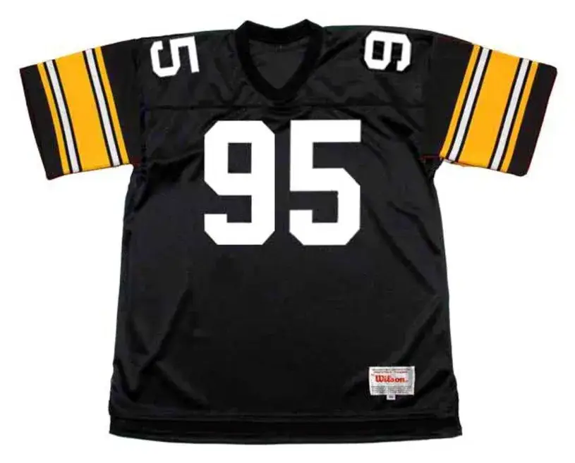 GREG LLOYD Pittsburgh Steelers 1989 Throwback Home NFL Football Jersey