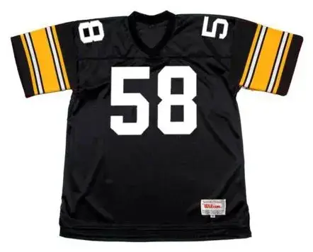 JACK LAMBERT Pittsburgh Steelers 1979 Throwback Home NFL Football Jersey