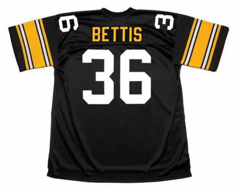 JEROME BETTIS Pittsburgh Steelers 1996 Throwback Home NFL Football Jersey 