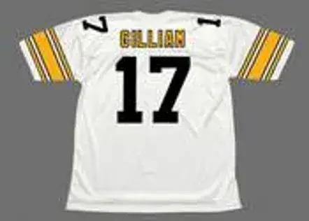 JOE GILLIAM Pittsburgh Steelers 1974 Away NFL Football Throwback Jersey 