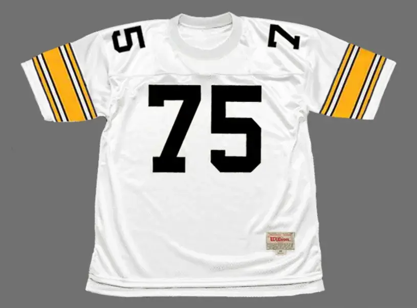 JOE GREENE Pittsburgh Steelers 1975 Away NFL Football Throwback Jersey