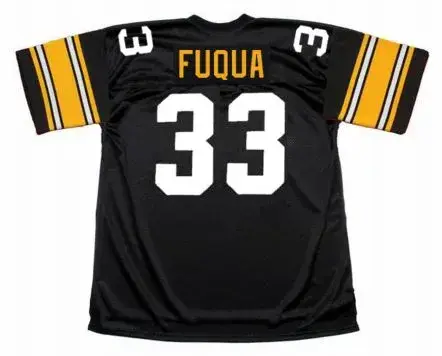 JOHN “FRENCHY” FUQUA Pittsburgh Steelers 1975 Throwback Home NFL Football Jersey 