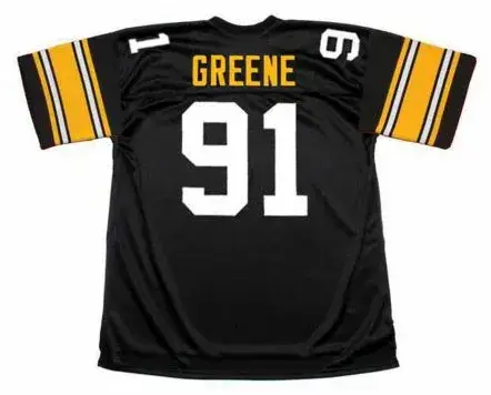 KEVIN GREENE Pittsburgh Steelers 1994 Throwback Home NFL Football Jersey 