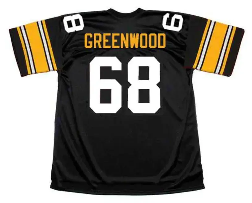 L.C. GREENWOOD Pittsburgh Steelers 1979 Throwback Home NFL Football Jersey 
