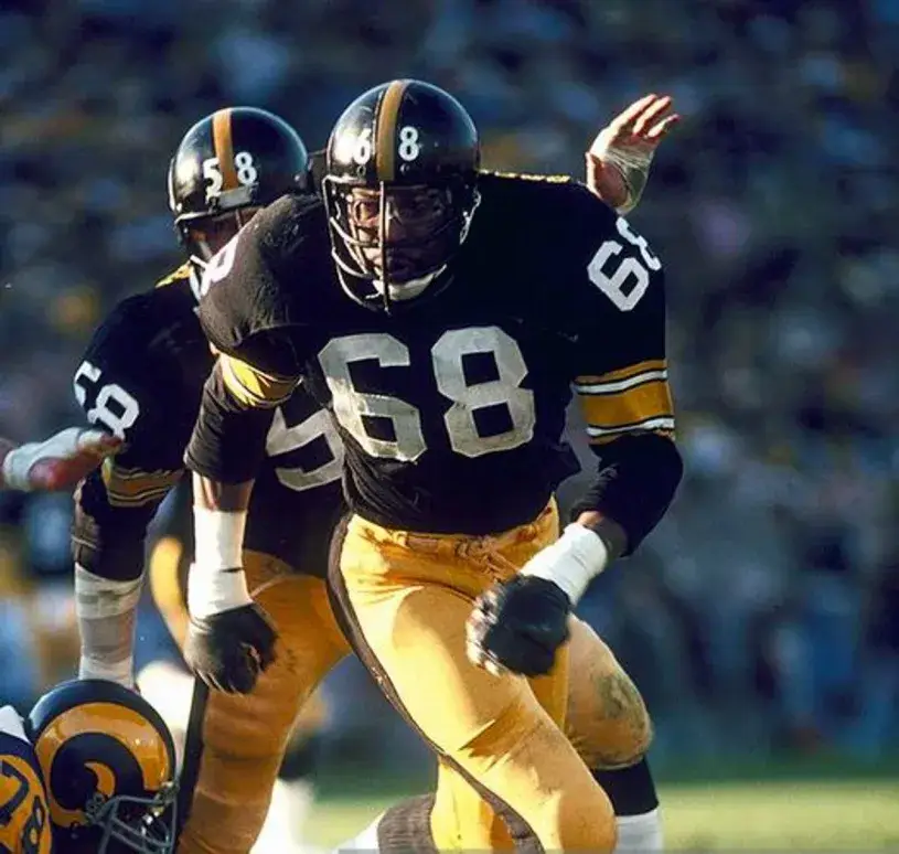 L.C. GREENWOOD Pittsburgh Steelers 1979 Throwback Home NFL Football Jersey 