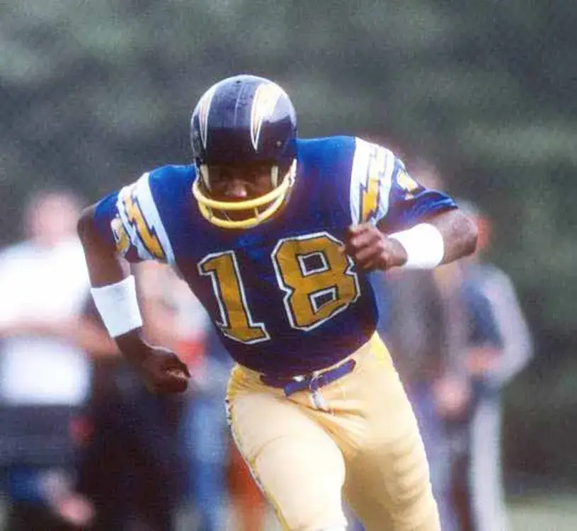 CHARLIE JOINER San Diego Chargers 1979 Throwback NFL Football Jersey 
