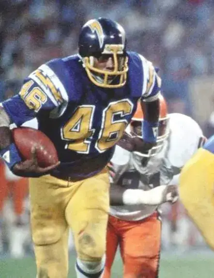 CHUCK MUNCIE San Diego Chargers 1981 Throwback NFL Football Jersey 