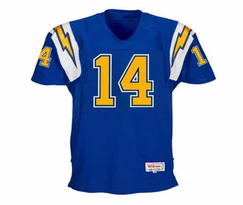 DAN FOUTS San Diego Chargers 1982 Throwback NFL Football Jersey
