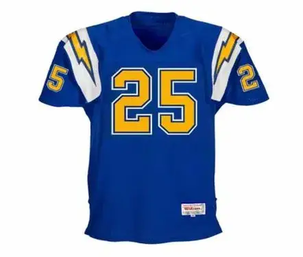 JOHN CAPPELLETTI San Diego Chargers 1981 Throwback NFL Football Jersey