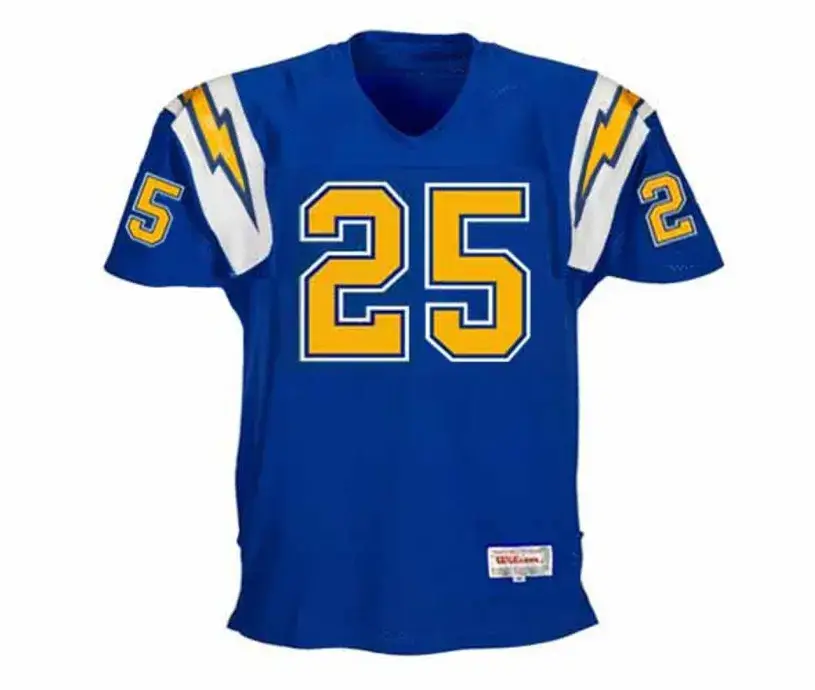 JOHN CAPPELLETTI San Diego Chargers 1981 Throwback NFL Football Jersey