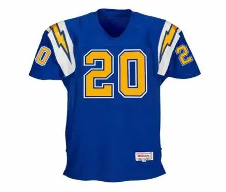 JOHNNY RODGERS San Diego Chargers 1977 Throwback NFL Football Jersey