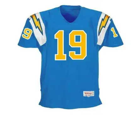 JOHNNY UNITAS San Diego Chargers 1973 Throwback NFL Football Jersey