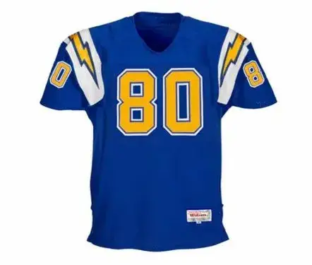 KELLEN WINSLOW San Diego Chargers 1982 Throwback NFL Football Jersey