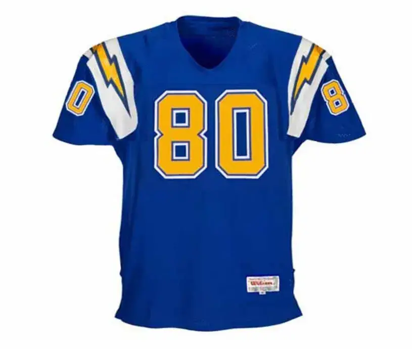 KELLEN WINSLOW San Diego Chargers 1982 Throwback NFL Football Jersey