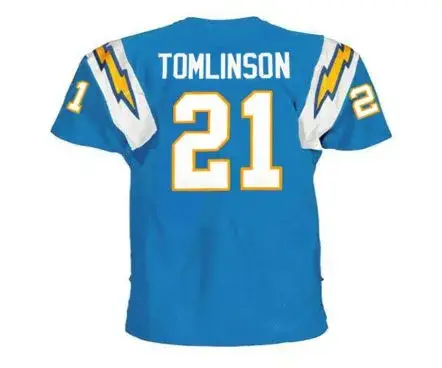 LADAINIAN TOMLINSON San Diego Chargers 2002 Home Throwback NFL Football Jersey 