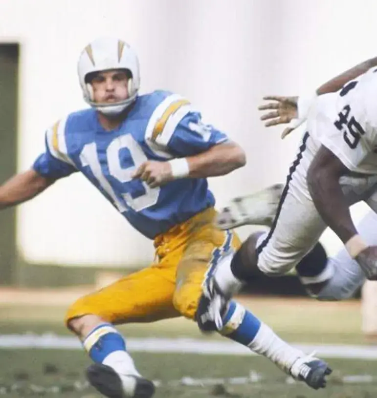 LANCE ALWORTH San Diego Chargers 1969 Throwback NFL Football Jersey 
