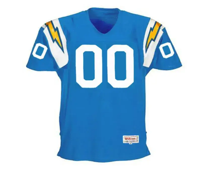 SAN DIEGO CHARGERS 1960’s Throwback NFL Jersey Customized “Any Name & Number(s)”