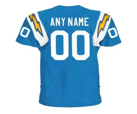 SAN DIEGO CHARGERS 1960’s Throwback NFL Jersey Customized “Any Name & Number(s)” 