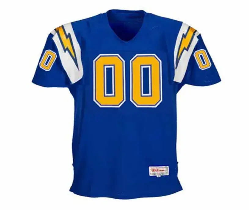 SAN DIEGO CHARGERS 1980’s Throwback NFL Jersey Customized “Any Name & Number(s)”