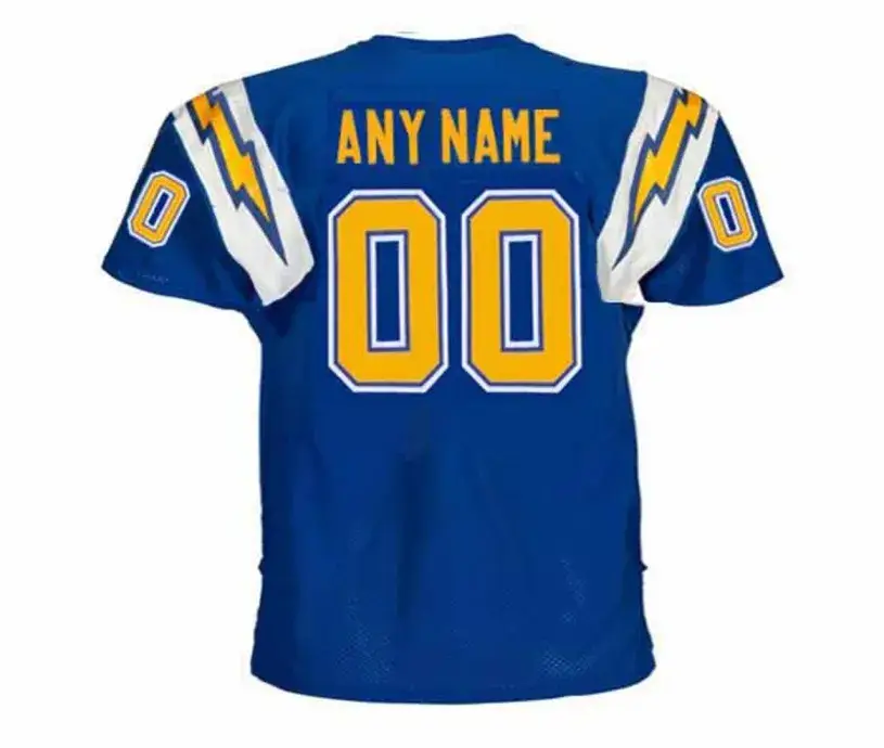 SAN DIEGO CHARGERS 1980’s Throwback NFL Jersey Customized “Any Name & Number(s)” 