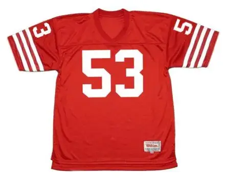 BILL ROMANOWSKI San Francisco 49ers 1988 Throwback Home NFL Football Jersey