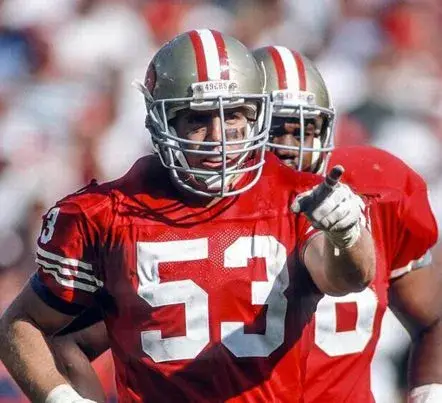 BILL ROMANOWSKI San Francisco 49ers 1988 Throwback Home NFL Football Jersey 