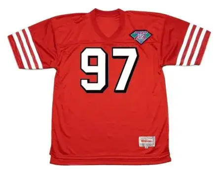 BRYANT YOUNG San Francisco 49ers 1994 Throwback Home NFL Football Jersey