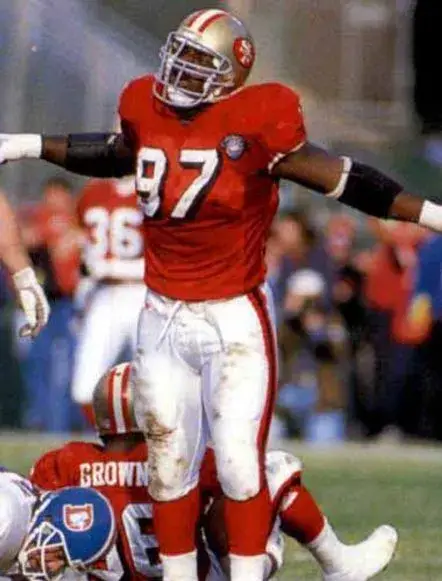 BRYANT YOUNG San Francisco 49ers 1994 Throwback Home NFL Football Jersey 