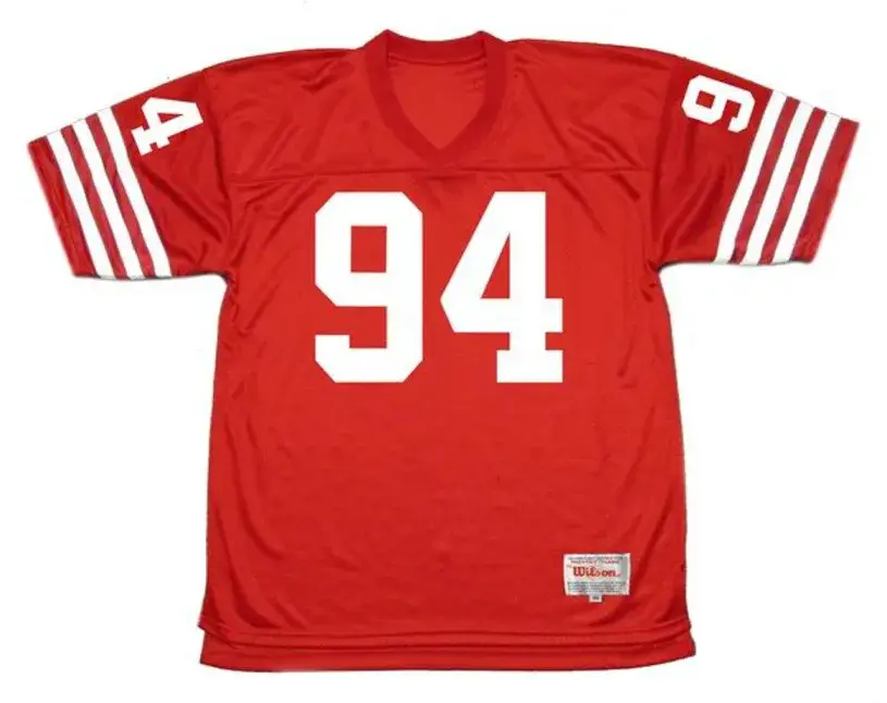 CHARLES HALEY San Francisco 49ers 1988 Throwback Home NFL Football Jersey