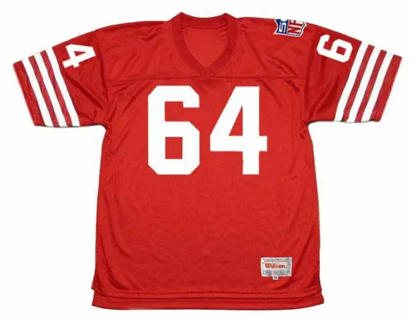 DAVE WILCOX San Francisco 49ers 1969 Throwback NFL Football Jersey