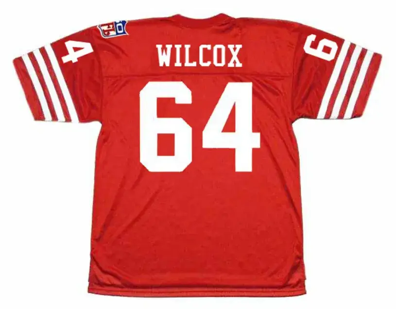DAVE WILCOX San Francisco 49ers 1969 Throwback NFL Football Jersey 