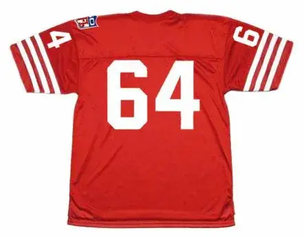DAVE WILCOX San Francisco 49ers 1969 Throwback NFL Football Jersey 
