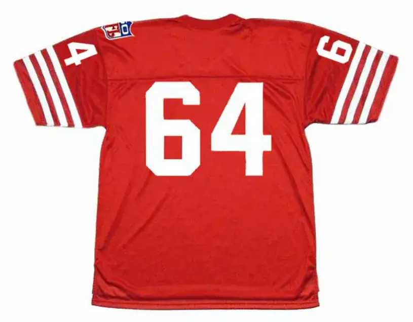 DAVE WILCOX San Francisco 49ers 1969 Throwback NFL Football Jersey 