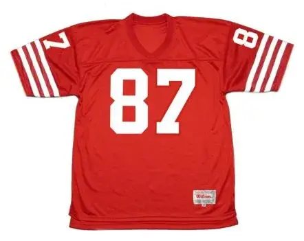 DWIGHT CLARK San Francisco 49ers 1982 Throwback Home NFL Football Jersey