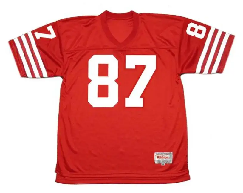 DWIGHT CLARK San Francisco 49ers 1982 Throwback Home NFL Football Jersey