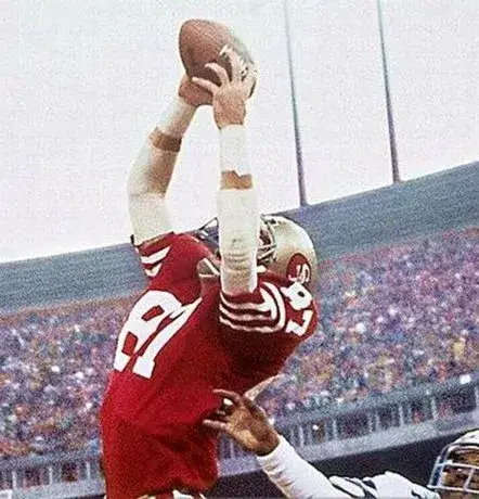 DWIGHT CLARK San Francisco 49ers 1982 Throwback Home NFL Football Jersey 