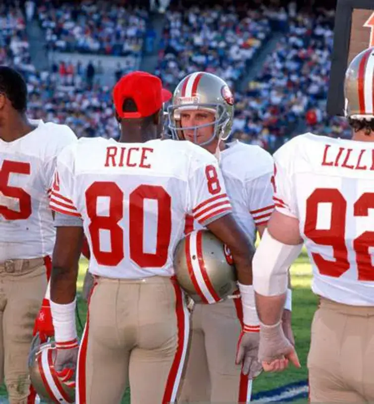 JERRY RICE San Francisco 49ers 1988 Throwback Away NFL Football Jersey 