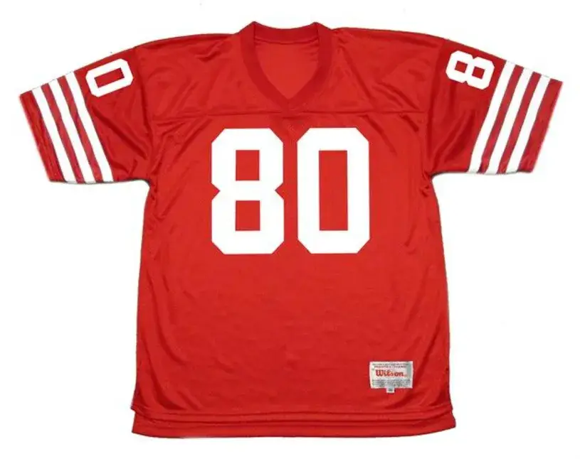 JERRY RICE San Francisco 49ers 1988 Throwback Home NFL Football Jersey