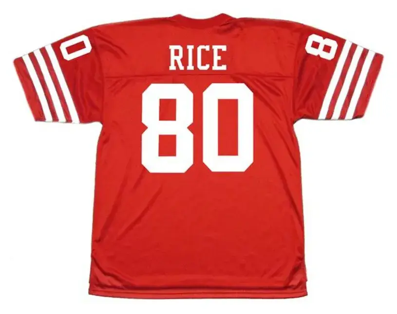 JERRY RICE San Francisco 49ers 1988 Throwback Home NFL Football Jersey 