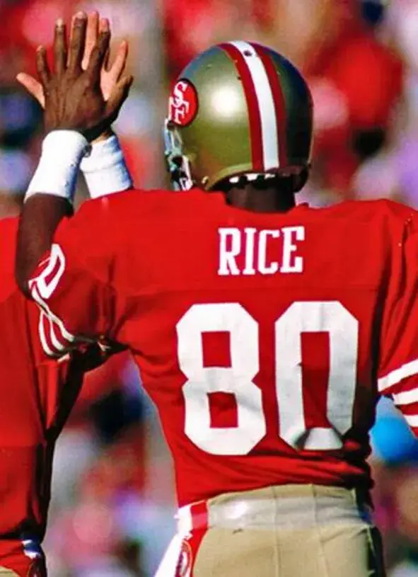 JERRY RICE San Francisco 49ers 1988 Throwback Home NFL Football Jersey 