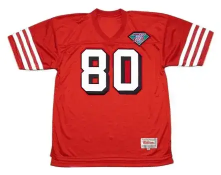 JERRY RICE San Francisco 49ers 1994 Throwback Home NFL Football Jersey