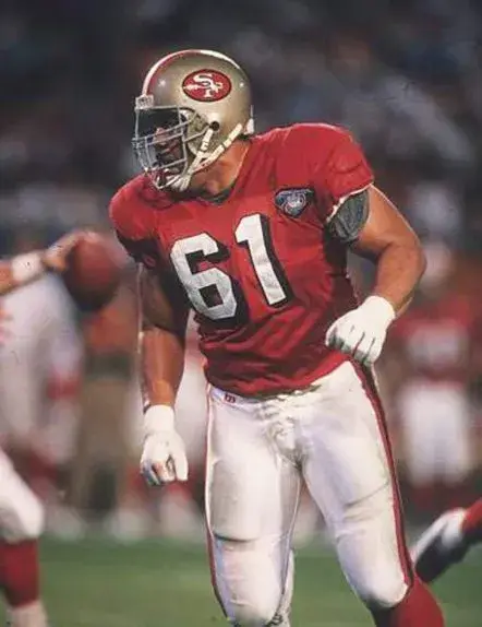 JESSE SAPOLU San Francisco 49ers 1994 Throwback Away NFL Football Jersey 