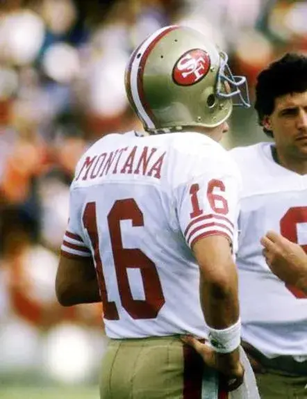 JOE MONTANA San Francisco 49ers 1989 Throwback Away NFL Football Jersey 