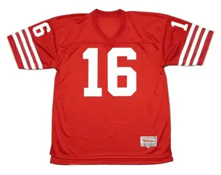 JOE MONTANA San Francisco 49ers 1989 Throwback Home NFL Football Jersey