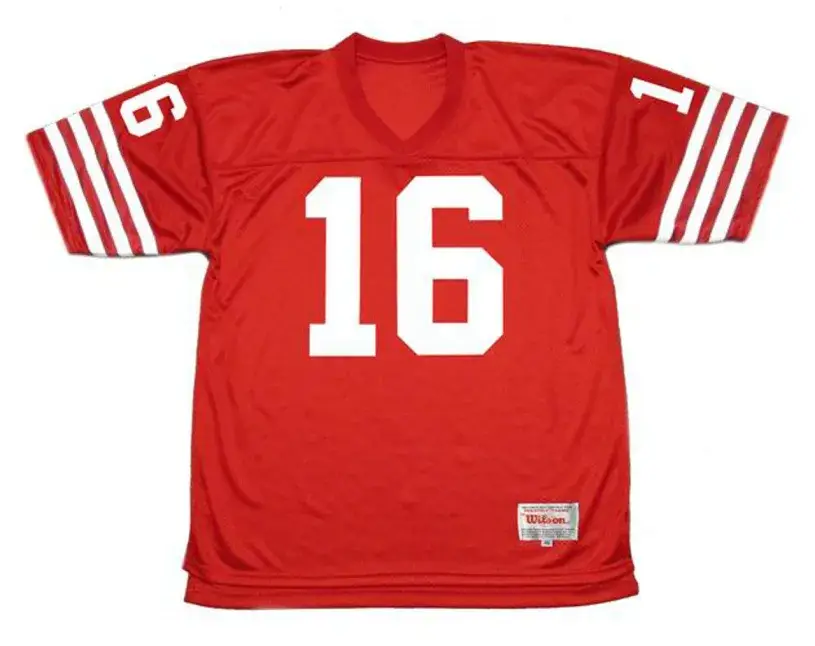 JOE MONTANA San Francisco 49ers 1989 Throwback Home NFL Football Jersey