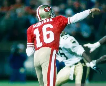 JOE MONTANA San Francisco 49ers 1989 Throwback Home NFL Football Jersey 