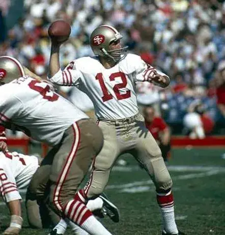 JOHN BRODIE San Francisco 49ers 1973 Throwback Away NFL Football Jersey 