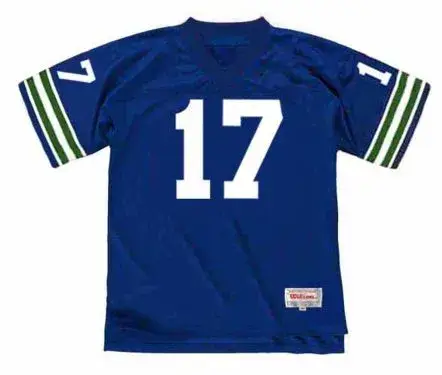 DAVE KRIEG Seattle Seahawks 1982 Throwback NFL Football Jersey