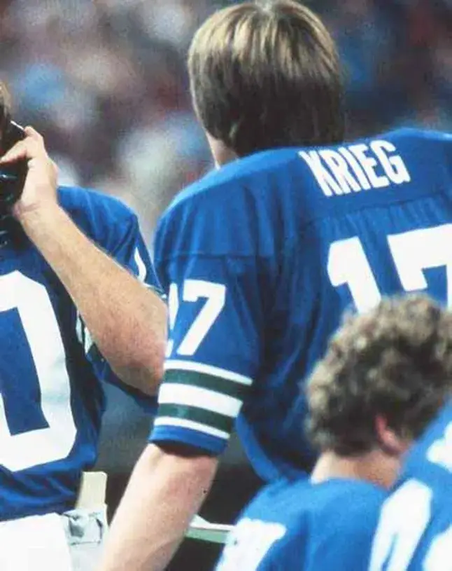 DAVE KRIEG Seattle Seahawks 1982 Throwback NFL Football Jersey 